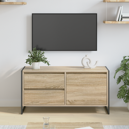 TV-skåp 100 x 36 x 49.5 cm Sonoma Konstruerat trä