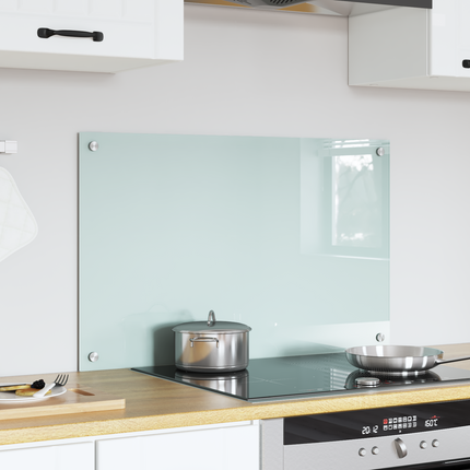 Köksskydd Mjölk 80 x 50 cm härdat glas