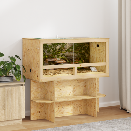 Terrarium Brun 100 x 50 x 100 cm OSB