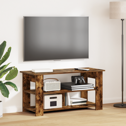 TV-ställ Rökt ek 100 x 40 x 50 cm