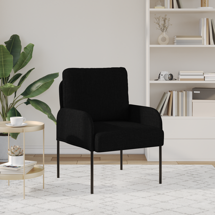Soffor med kudde 55cm Svart Plywood