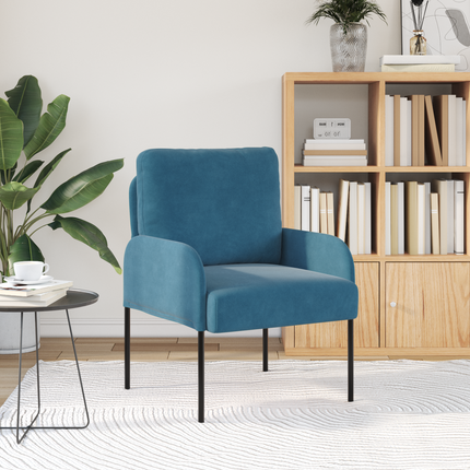 Soffor med kudde 55cm Blå Plywood