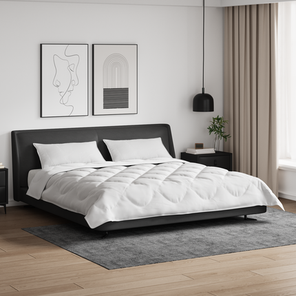All-säsong Duvet med kudde 3 st Vit Mikrofiber