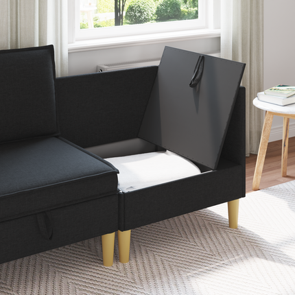 Soffa med förvaring Tyg