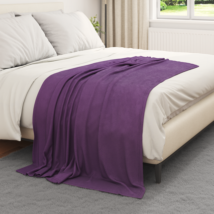 Kastfilt Lila 170 x 130 cm Fleece
