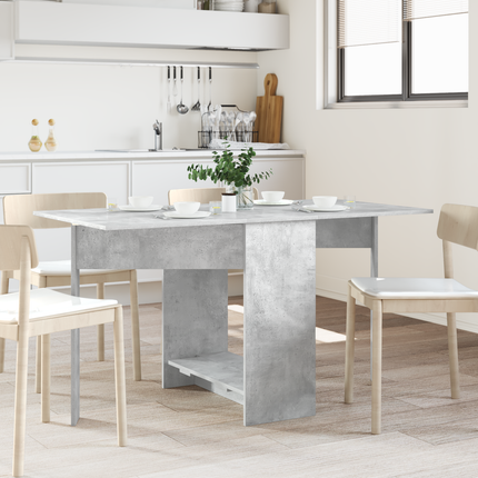 Matbord 138 x 70 x 73,5 cm Konstruerat trä Betonggrå