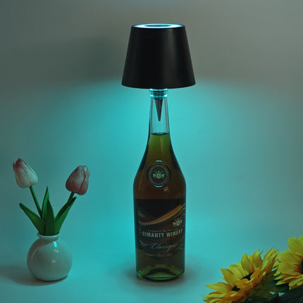 Wireless Desk Lamp LED Creative Wine Bottle Lamp Detachable Portable Charging Atmosphere Decorative Lamp