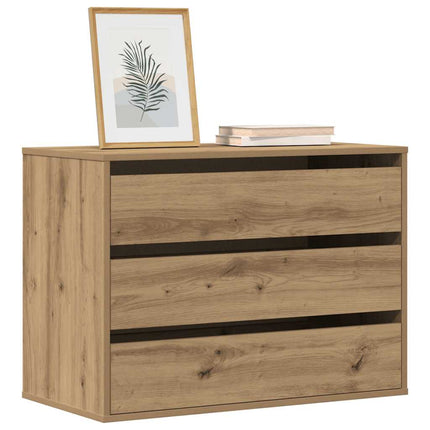 Byrå ek 80x41x58 cm konstruerat trä