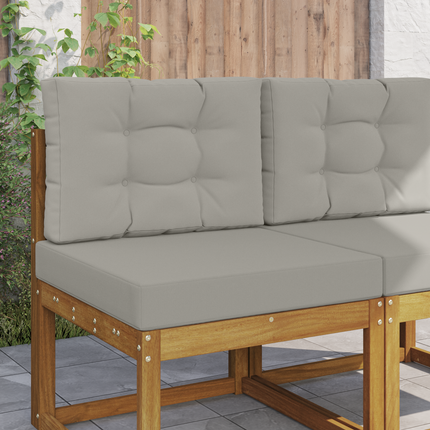 Utomhus Soffa Kudde Polyester Grå 60 x 60 x 8 cm