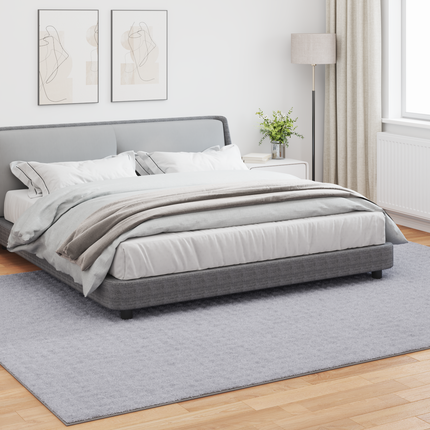Områdesmattor Rektangulär SIROLO Grå 340 x 240 cm Polyester