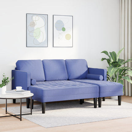 Soffset 2 st Jeansblå Polyester