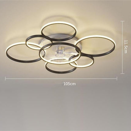 Ceiling Suction Living Room Bedroom Fan Light
