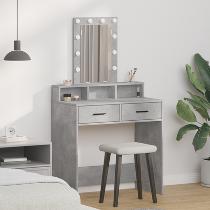 Smyckebord Grå 79 x 41 x 140 cm Konstruerat trä