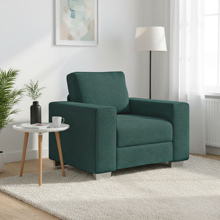 Soffstol Mörkgrön 100 cm tyg
