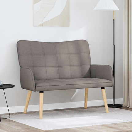 2-sits soffa Taupe 115 x 61 x 87 cm Tyg