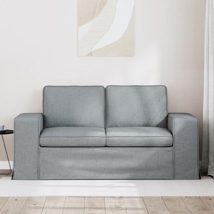 Soffa Ljusgrå 162 x 80 x 82 cm tyg