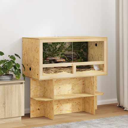 Terrarium Brun 100 x 50 x 100 cm OSB