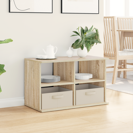 TV-ställ med låda Sonoma-ek 79 x 40 x 48 cm