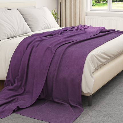 Kastfilt Lila 240 x 220 cm Fleece