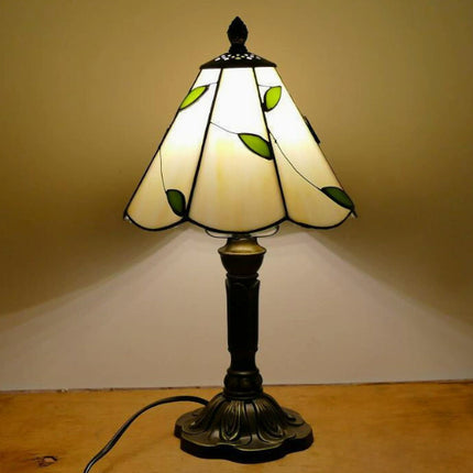 Lamp Bedroom Bedside Lamp Retro Bar Yellow Glass Lamp Resin Base Table Lamps Makeup Table Side Table Led Lights