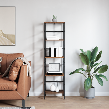 Hyllsystem 4 nivåer 40 x 29,5 x 149 cm Konstruerat trä