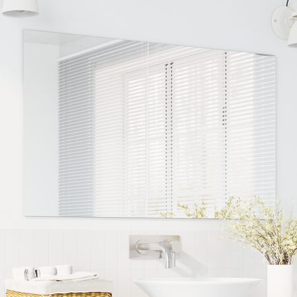 Väggspegel Rektangulär 100 x 60 cm härdat glas