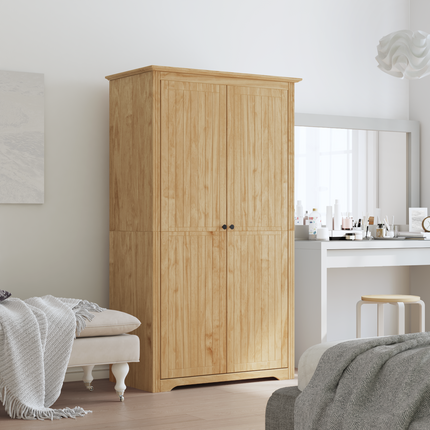 Garderob BODO Honung brun 53,5 x 99 x 173 cm Konstruerat trä