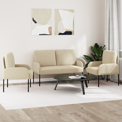 Soffgrupper 3 st Kräm Plywood