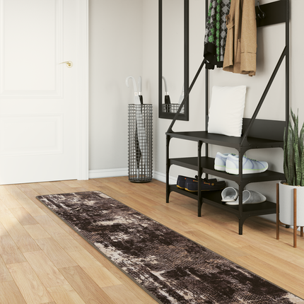 Mattlöpare MARSA Svart 50 x 400 cm Polyester och PVC