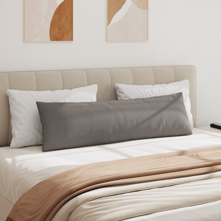 Sofakuddar 2 st tyg Taupe 145 x 40 cm