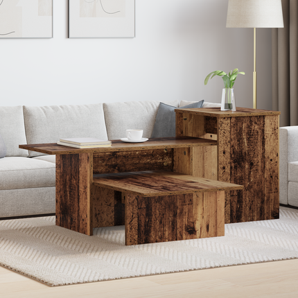 Konsolbord Gammalt trä 91,5 x 35 x 38,5 cm Konstruerat trä