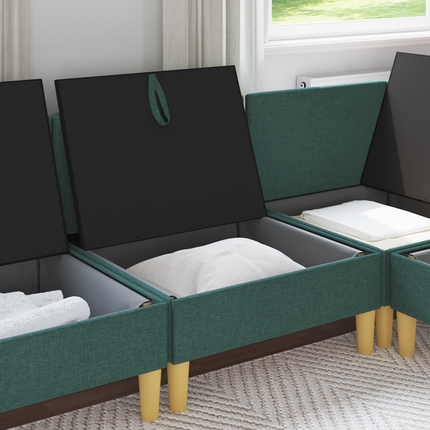 Soffa med förvaring Tyg