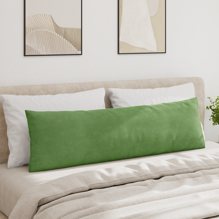Sofakuddar 2 pcs Ljusgrön 145 x 40 cm Kordread tyg