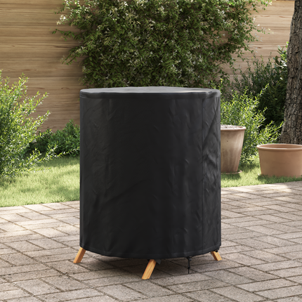 Bordskydd Enfärgad Svart 62 x 62 x 70 cm tyg