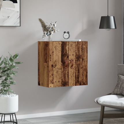 Väggskåp 60 x 31 x 60 cm Konstruerat trä Gammalt trä