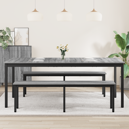 Matbord 200 x 100 x 75 cm Konstruerat trä Rektangulär