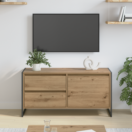 TV-skåp 100 x 36 x 49.5 cm Artisan Ek Konstruerat trä