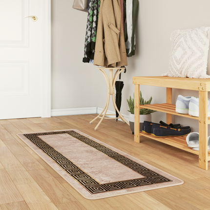 Mattlöpare MARSA Svart 50 x 200 cm Polyester och PVC