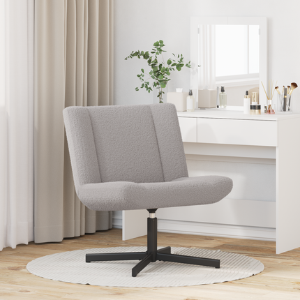 Skrivstol Ljusgrå 63 x 75 x 76 cm Sheepskin
