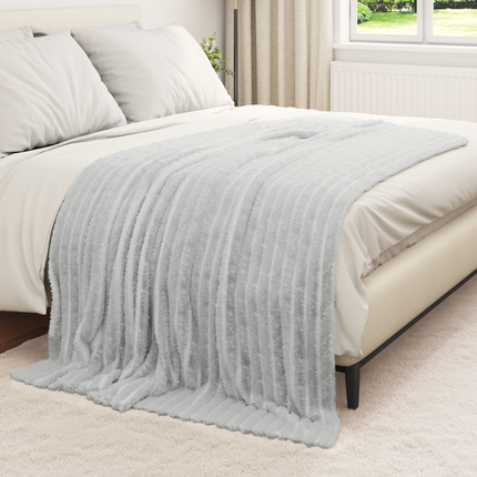 Filtar 6 st Grå 200 x 150 cm 4.75 Fleece
