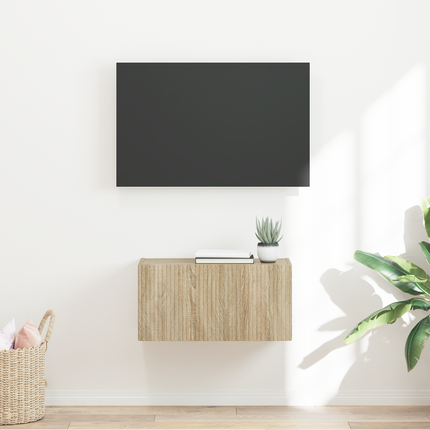 TV Vägghylla 60 x 31 x 29,5 cm Sonoma Konstruerat trä