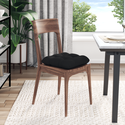 Sittkuddar 4 st Mikrofiber Tyg Svart 45 x 45 cm