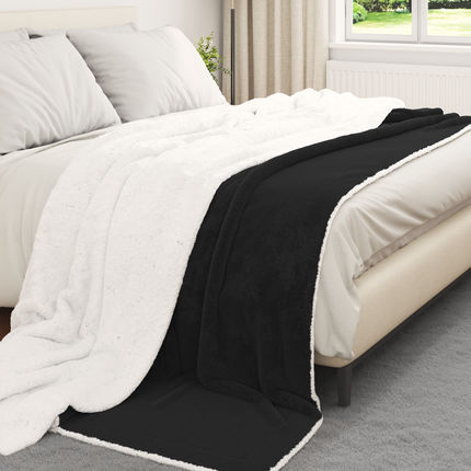 Kastfilt Svart 240 x 270 cm 3.17 Fleece