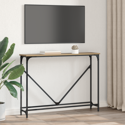 Konsolbord Artisan Ek 102 x 23 x 75 cm Konstruerat trä