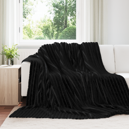 Filtar 6 st Svart 270 x 240 cm 10.96 Fleece