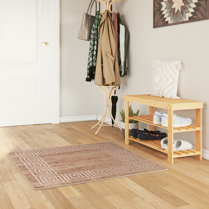 Mattlöpare MARSA Vit 100 x 100 cm Polyester och PVC