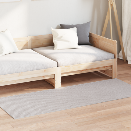 Områdesmattor Rektangulär LUGO Kräm 200 x 80 cm Polyester