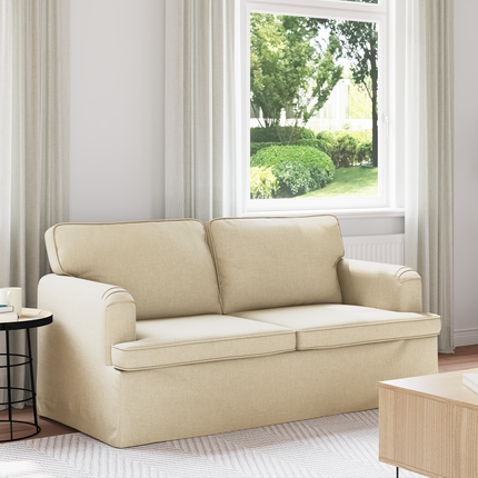 Soffa Kräm 162 x 80 x 85 cm tyg