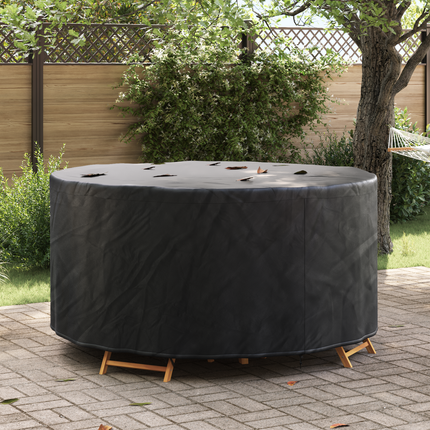 Möbelöverdrag Svart 182 x 182 x 85 cm 210D Oxford Tyg