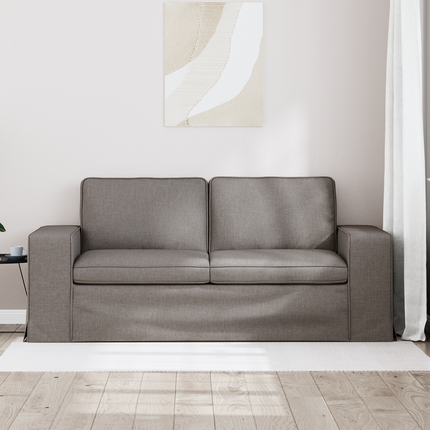 Soffa Taupe 182 x 80 x 82 cm tyg